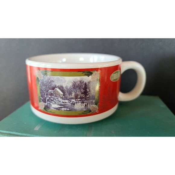 Currier & Ives Soup Mug - Picture 2 of 10